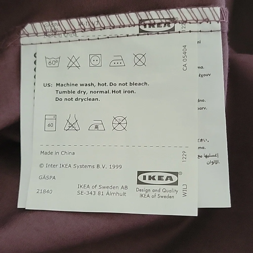 IKEA Sateen Feel Toupe European Square Cotton Pillow Cases Covers Set 2 25